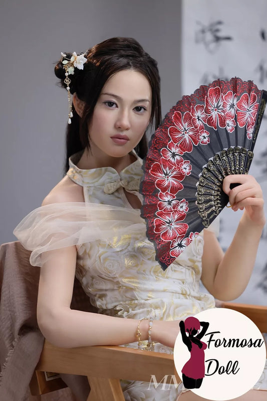 Poupée sexuelle chinoise de style traditionnel Meng Fei en silicone avec cou sans couture – 153 cm