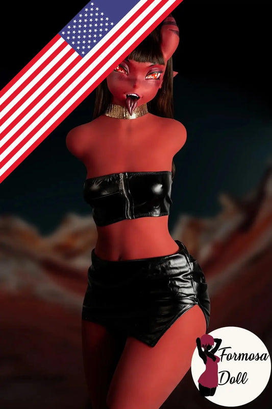 Meru the Succubus - Fantasy TPE Torso with Realistic Silicone Head - 110 cm (3ft6) US STOCK