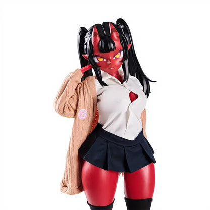 Meru the Succubus Mini Anime Sex Doll in uniforme – 65 cm (OUTFIT INCLUSO)