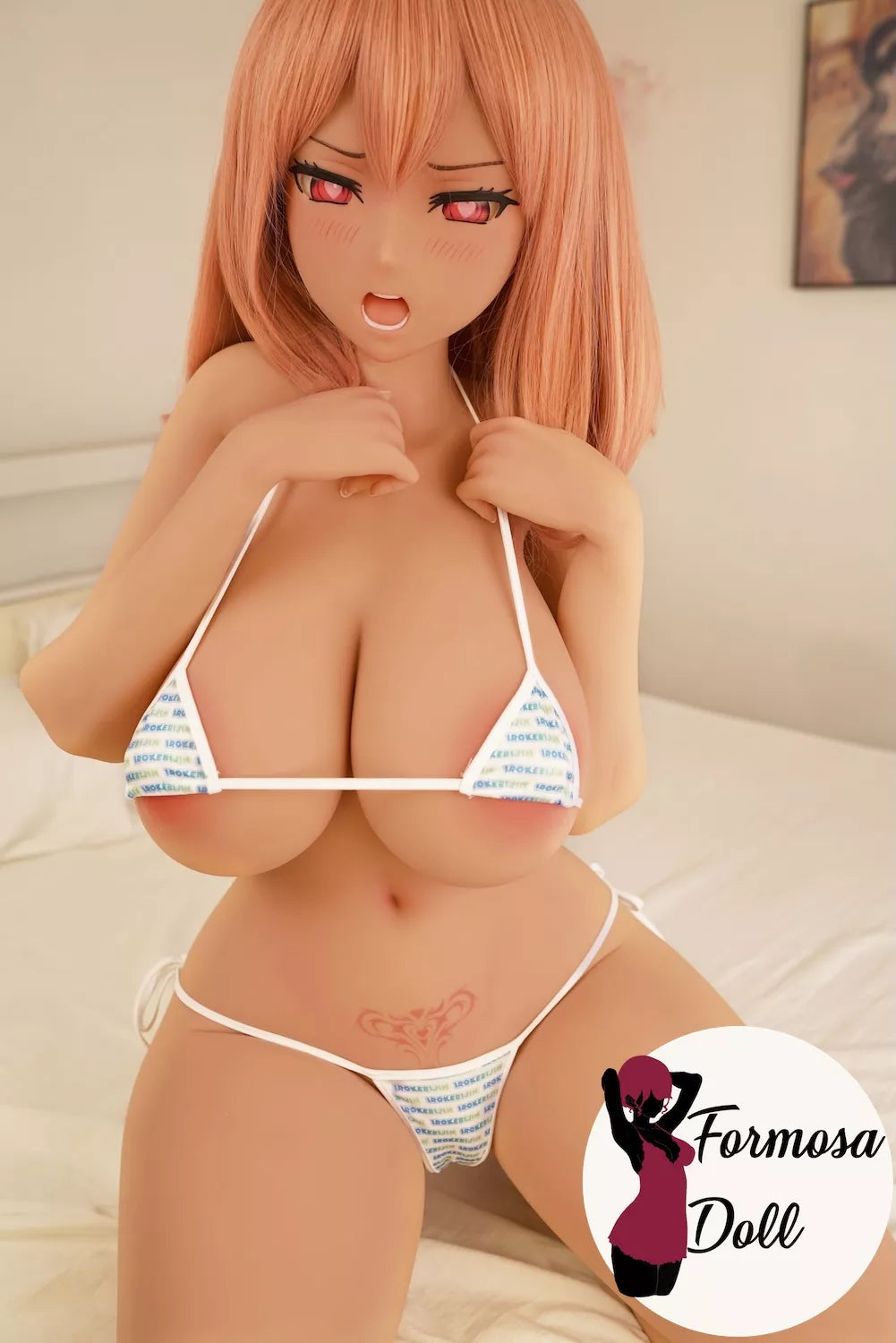 Midori Sex Doll in S-TPE with L Cup & Tan Skin - 148 cm