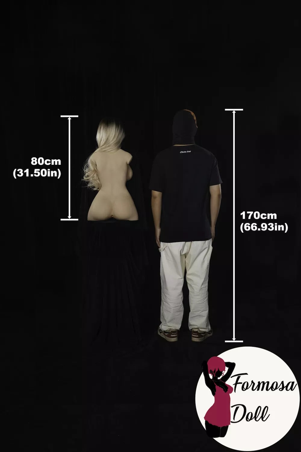 Miko - ULW662 Light Weight Blonde Curvy Sex Torso in Silicone - E Cup 15kg(33.07LB)