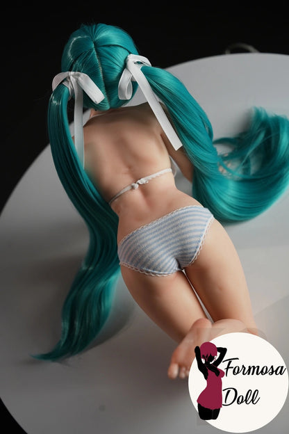 Miku - Mini Sex Doll with Uniform and Bikini - 61 cm (24in)