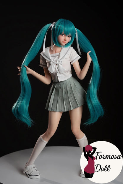 Miku - Mini Sex Doll with Uniform and Bikini - 61 cm (24in)
