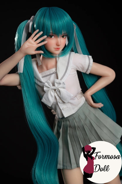 Miku - Mini Sex Doll with Uniform and Bikini - 61 cm (24in)