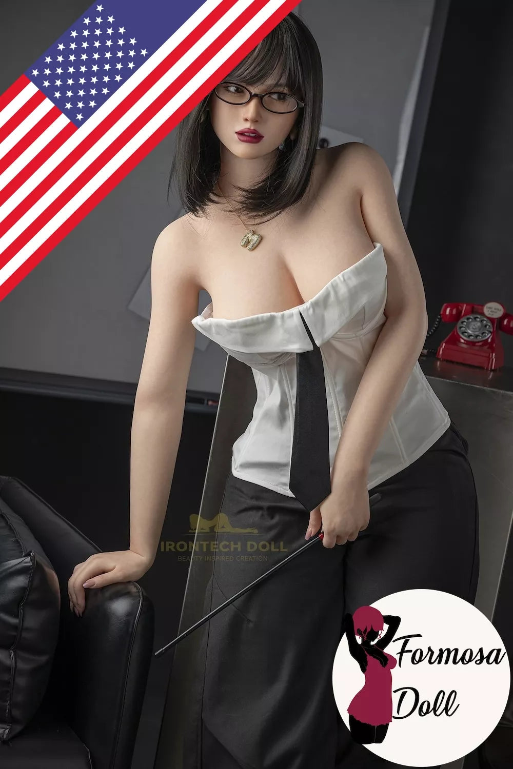 Miya Therapist Sex Doll in Silicone with ROS MAX - 164cm US Stock