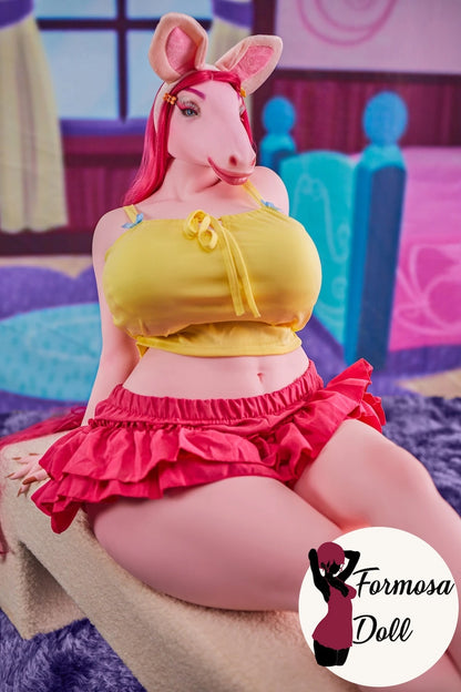 Monie Horse Sex Doll with TPE Body and Silicone Head - 141cm (4ft6)