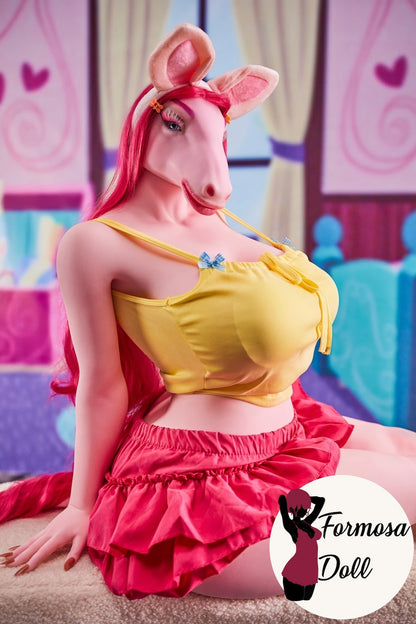 Monie Horse Sex Doll with TPE Body and Silicone Head - 141cm (4ft6)