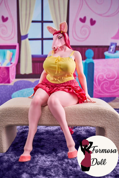 Monie Horse Sex Doll with TPE Body and Silicone Head - 141cm (4ft6)