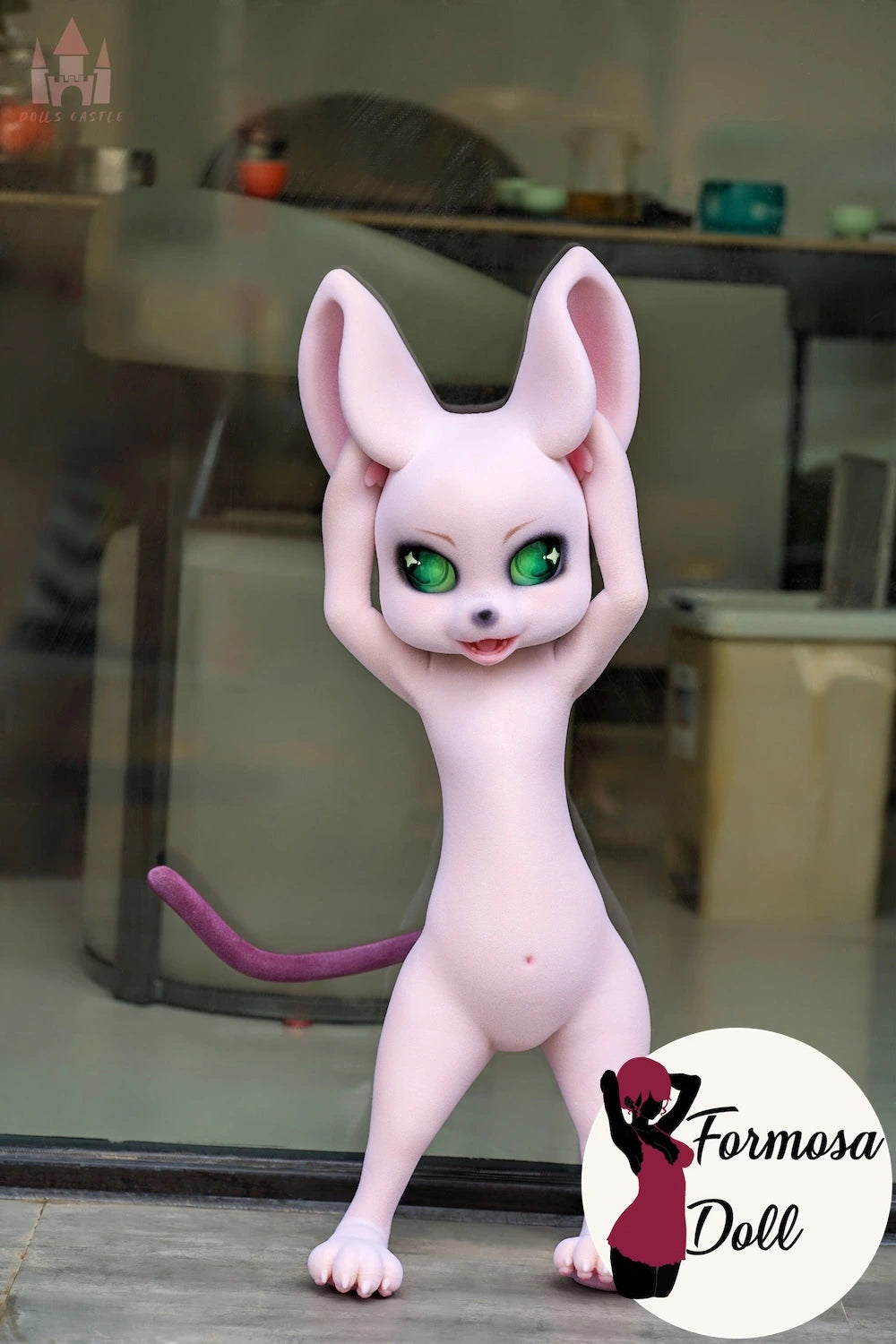 Fapdolls Mouse Sex Doll with implanted fur - 80cm (31.4in)