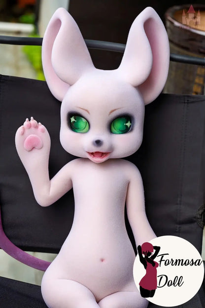 Fapdolls Mouse – Sex doll furry anthro avec fourrure implantée – 80 cm