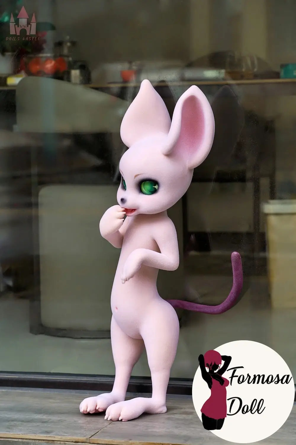 Fapdolls Mouse Sex Doll with implanted fur - 80cm (31.4in)