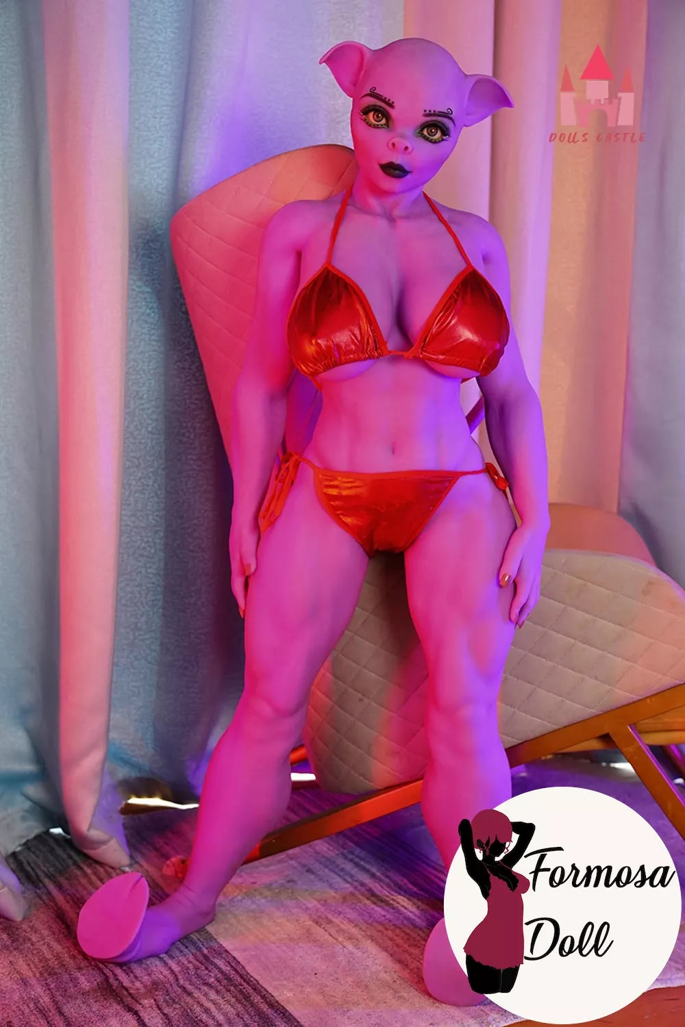 Piggie J A3 (X140) – bambola sessuale furry in TPE 141 cm (Magazzino UE)