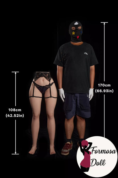 Ultra-Lightweight Leg Torso Sex Doll PW-L108 in Silicone - 108cm