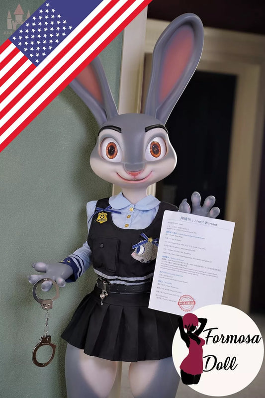 Rabby - Anthro Bunny Sex Doll in Silicone with ROS - 168cm (5ft5) - US STOCK