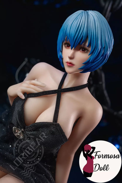 Rei Ayanami mini sex doll 62 cm in silicone, stile anime