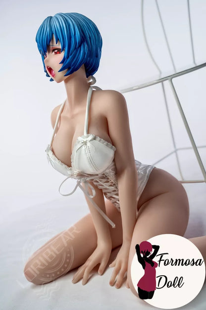 Rei Ayanami mini sex doll 62 cm in silicone, stile anime