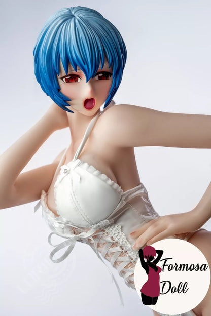 Rei Ayanami mini sex doll 62 cm in silicone, stile anime