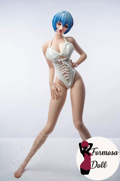 Rei Ayanami mini sex doll 62 cm in silicone, stile anime