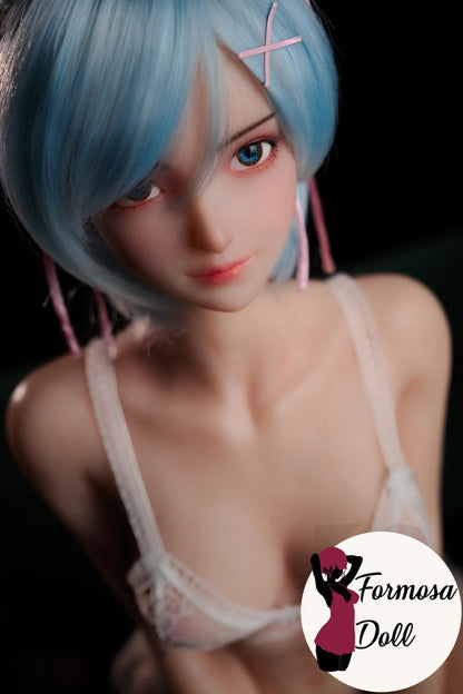 Rem Cosplay Sex Doll with Lingerie and Maid Outfit - 61 cm (24in)