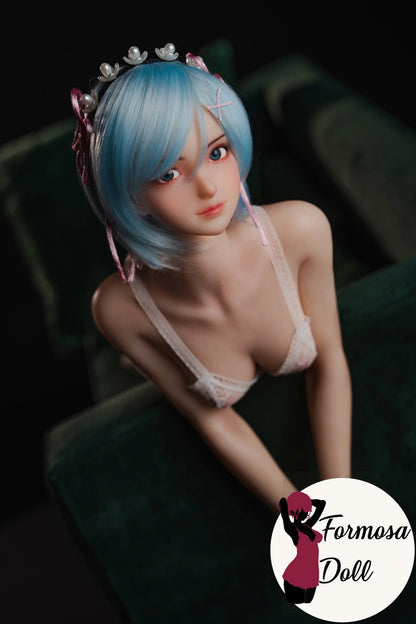 Rem Cosplay Sex Doll with Lingerie and Maid Outfit - 61 cm (24in)