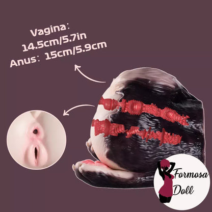 Roxie Wolf Furry Onahip in Silicone by MRLSEXDOLL - 3.8 kg