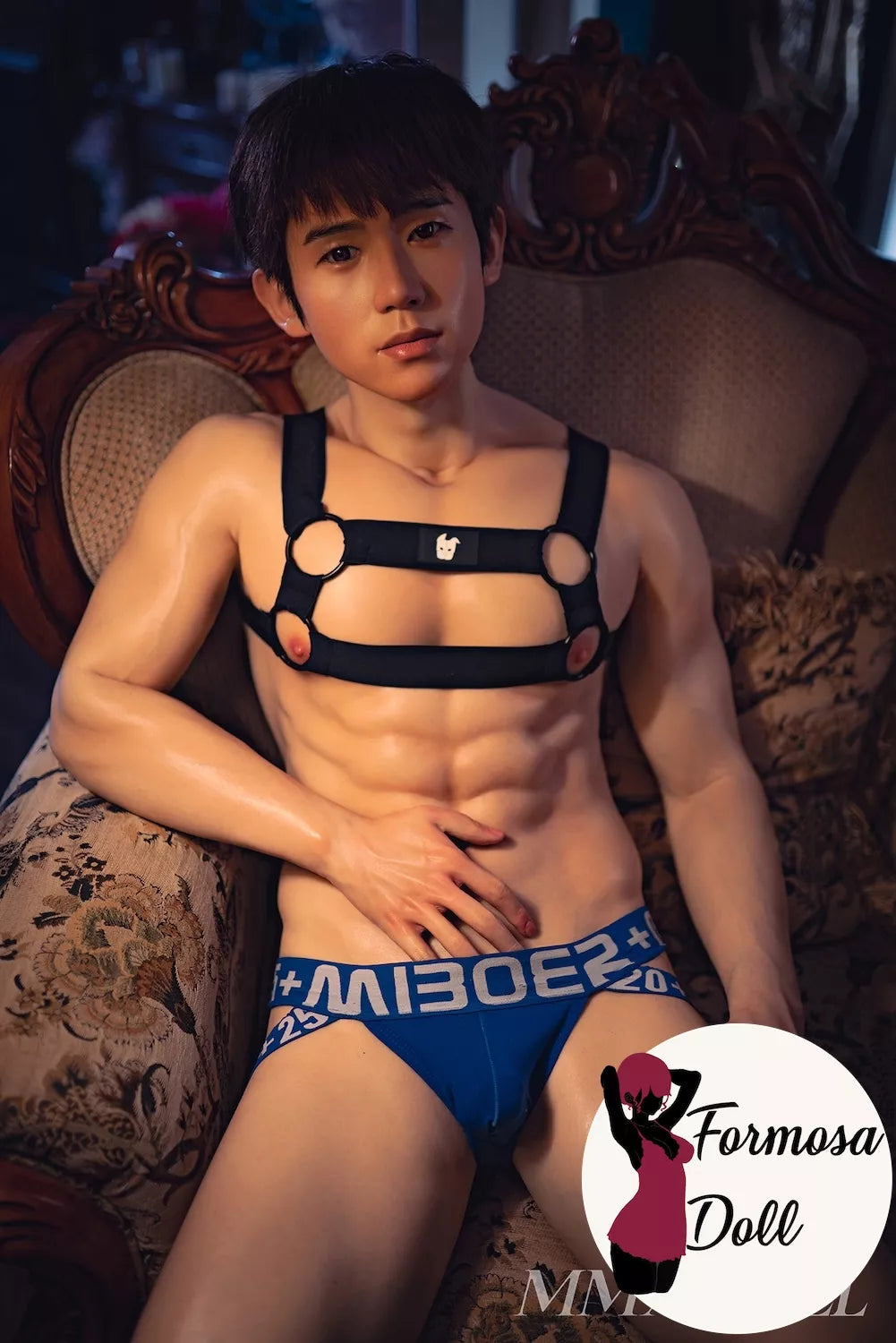 Poupée sexuelle Run Wu homme gay en silicone - 183 cm