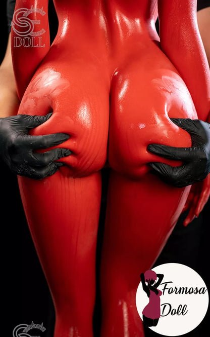 Luis.G - H-Cup Curvy Red Elf Sex Doll in TPE - 157cm