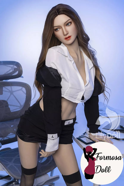 Selene A – Poupée sexuelle hybride en TPE et silicone, style office lady 168 cm