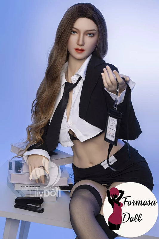 Selene A – Poupée sexuelle hybride en TPE et silicone, style office lady 168 cm