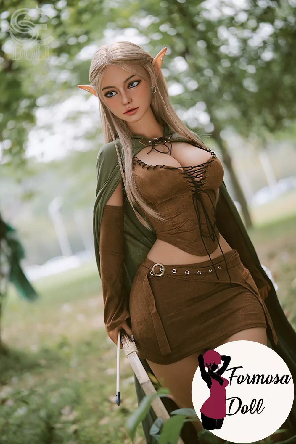 Lita - Poupée Sexuelle Elfe Blonde en Silicone avec ROS et Texture de Peau Réaliste - 161cm