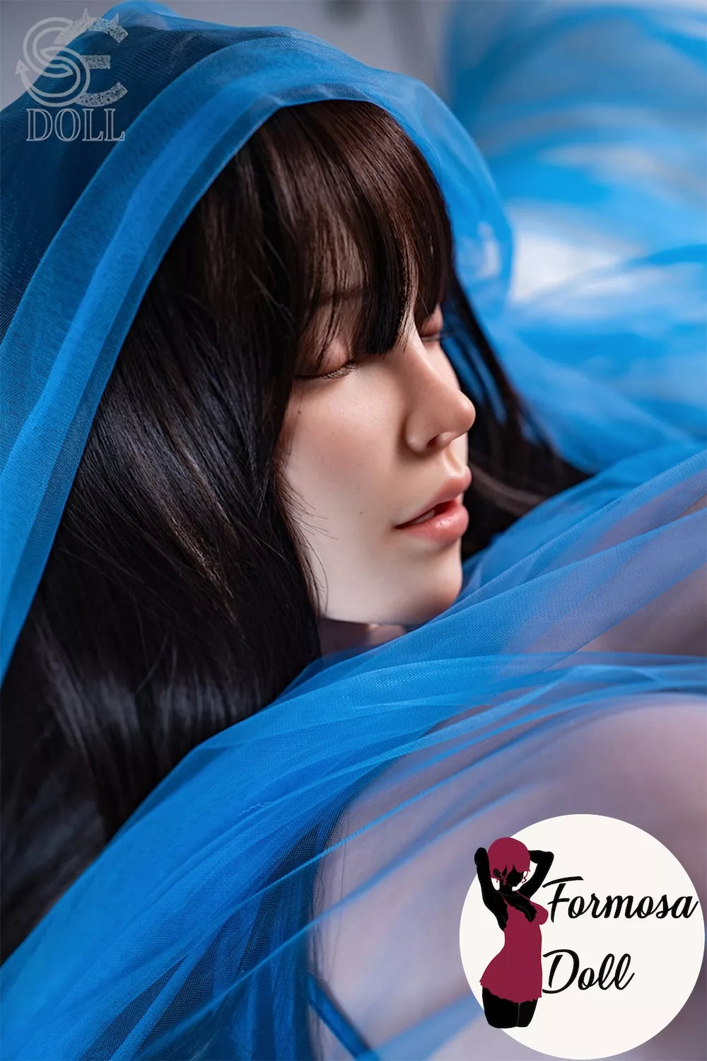 ST4 Jenny with Closed Eyes | BBW Sex Torso in Silicone with G Cup - 26 kg (57lbs)