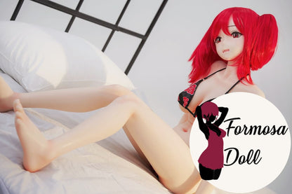 Shiori B – Poupée sexuelle rousse en silicone HS – 148 cm