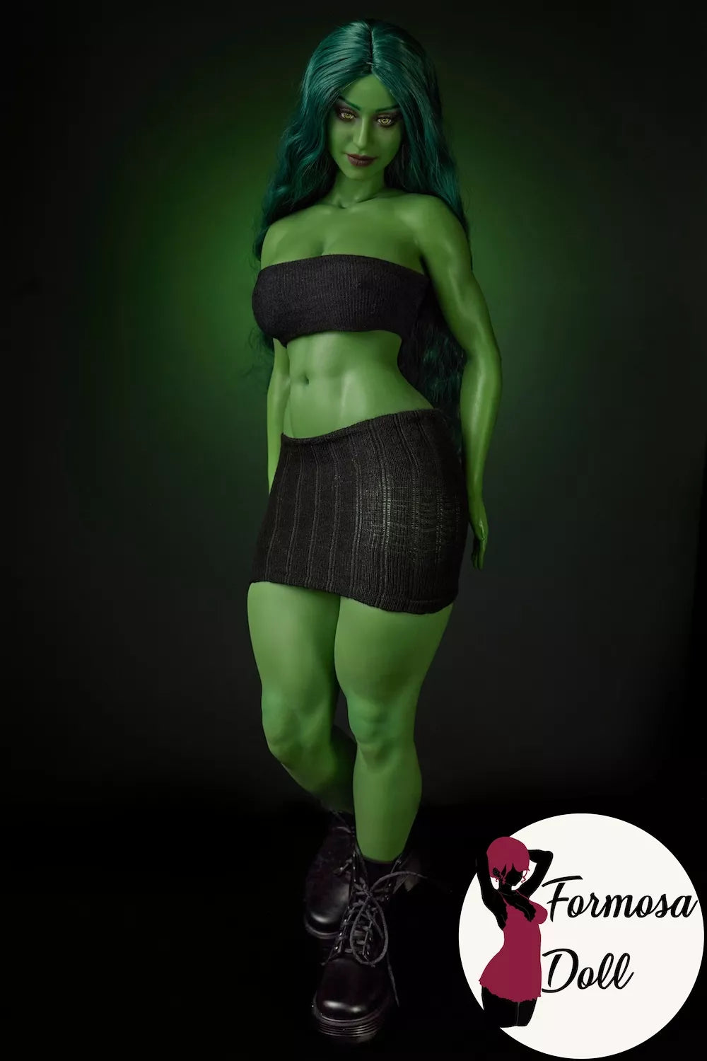 Renee Green Skin Cosplay Mini Sex Doll in Silicone - 70cm