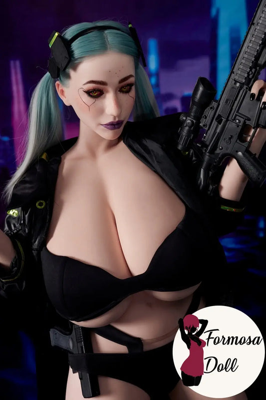 Tasha 161cm - Silicone Sex Doll with BBW Body, ROS and Halloween Make-up