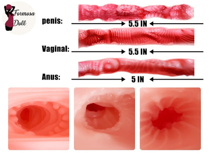 Tori – 6,8 kg – Torse futanari avec gland pénétrable