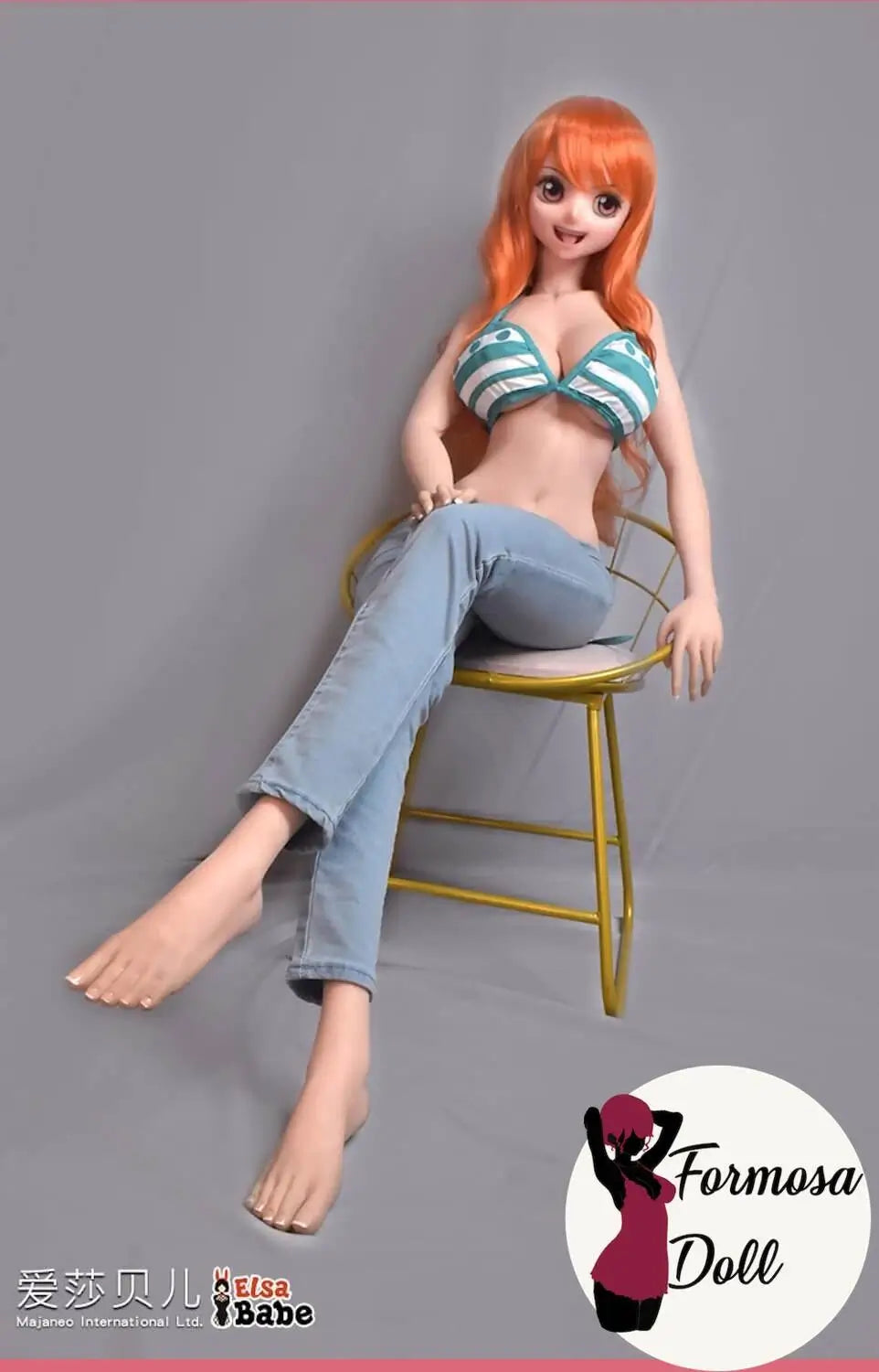 Tsuruta Haruna 148 cm (4ft10) - Nami Cosplay Anime Sex Doll in Silicone - Elsababe