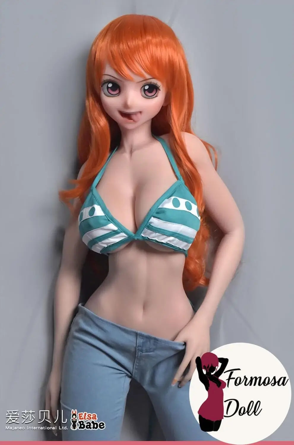 Tsuruta Haruna 148 cm (4ft10) - Nami Cosplay Anime Sex Doll in Silicone - Elsababe