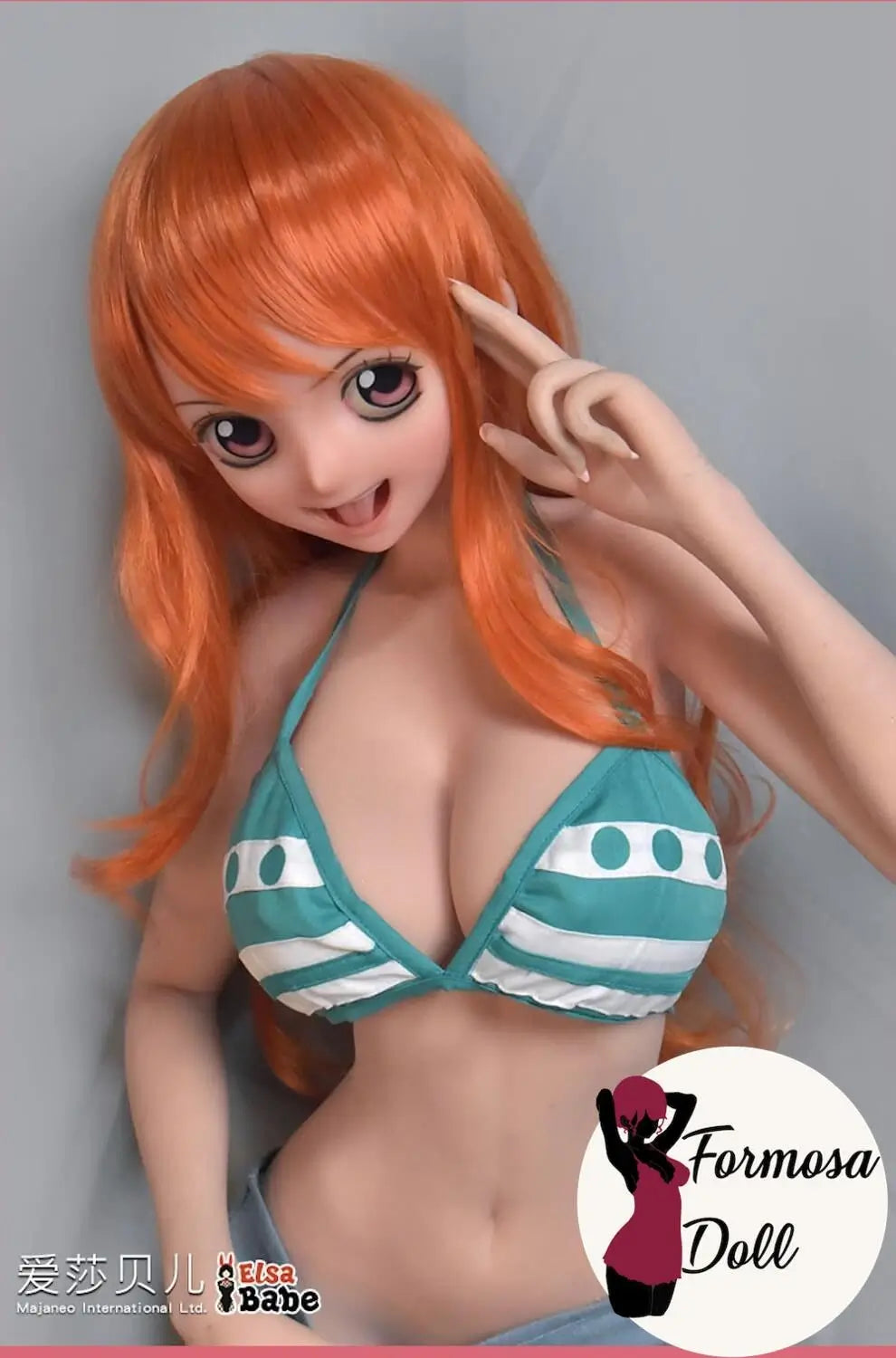 Tsuruta Haruna 148 cm (4ft10) - Nami Cosplay Anime Sex Doll in Silicone - Elsababe