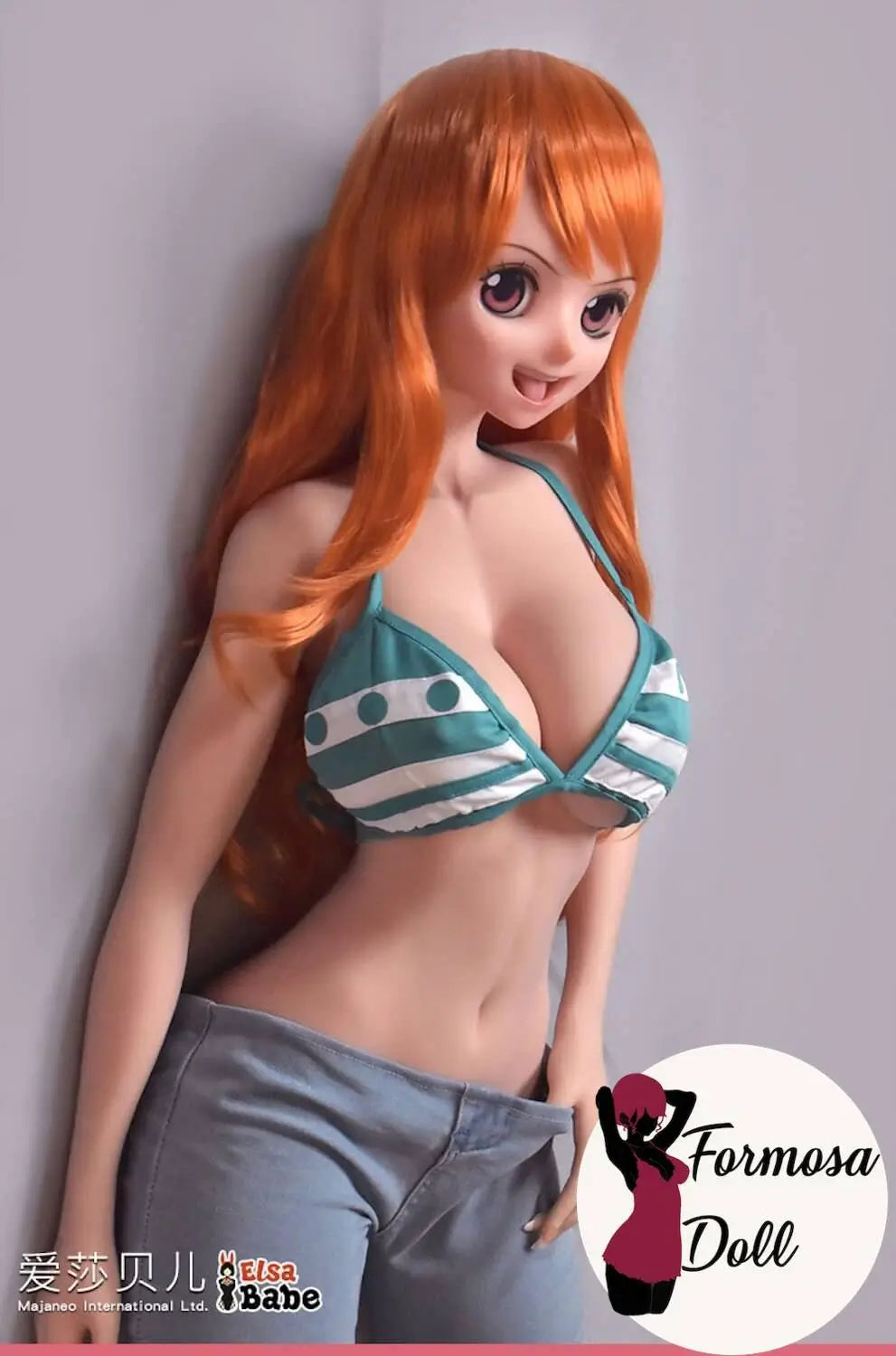 Tsuruta Haruna 148 cm (4ft10) - Nami Cosplay Anime Sex Doll in Silicone - Elsababe