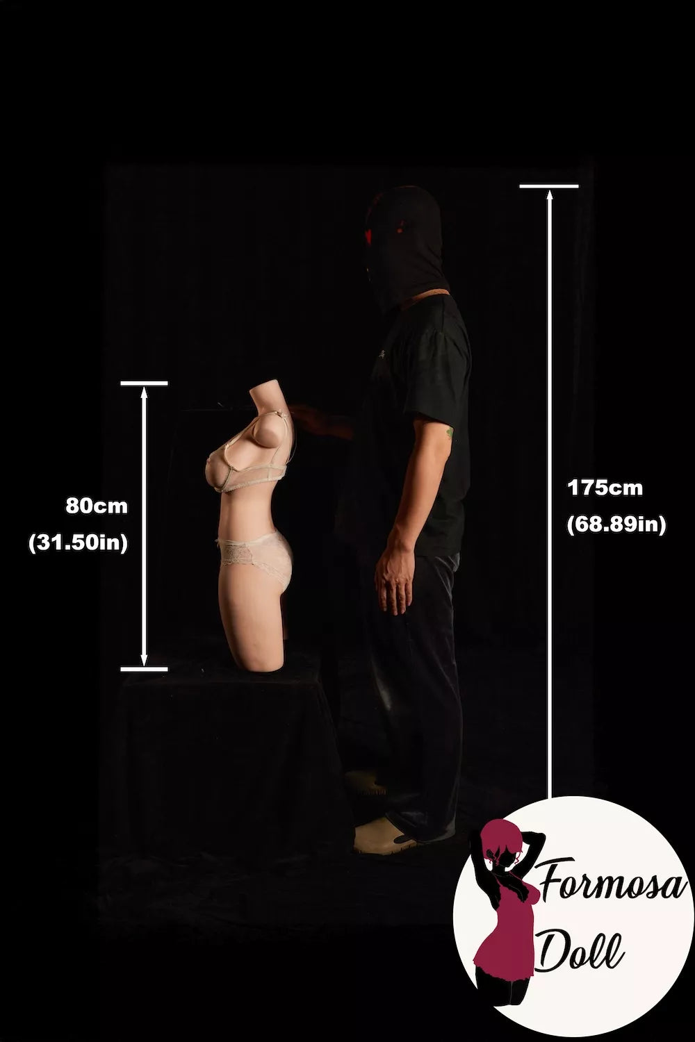 #883 Ultra Light Weight Torso in Silicone - E Cup 15.5kg(34.17LB)