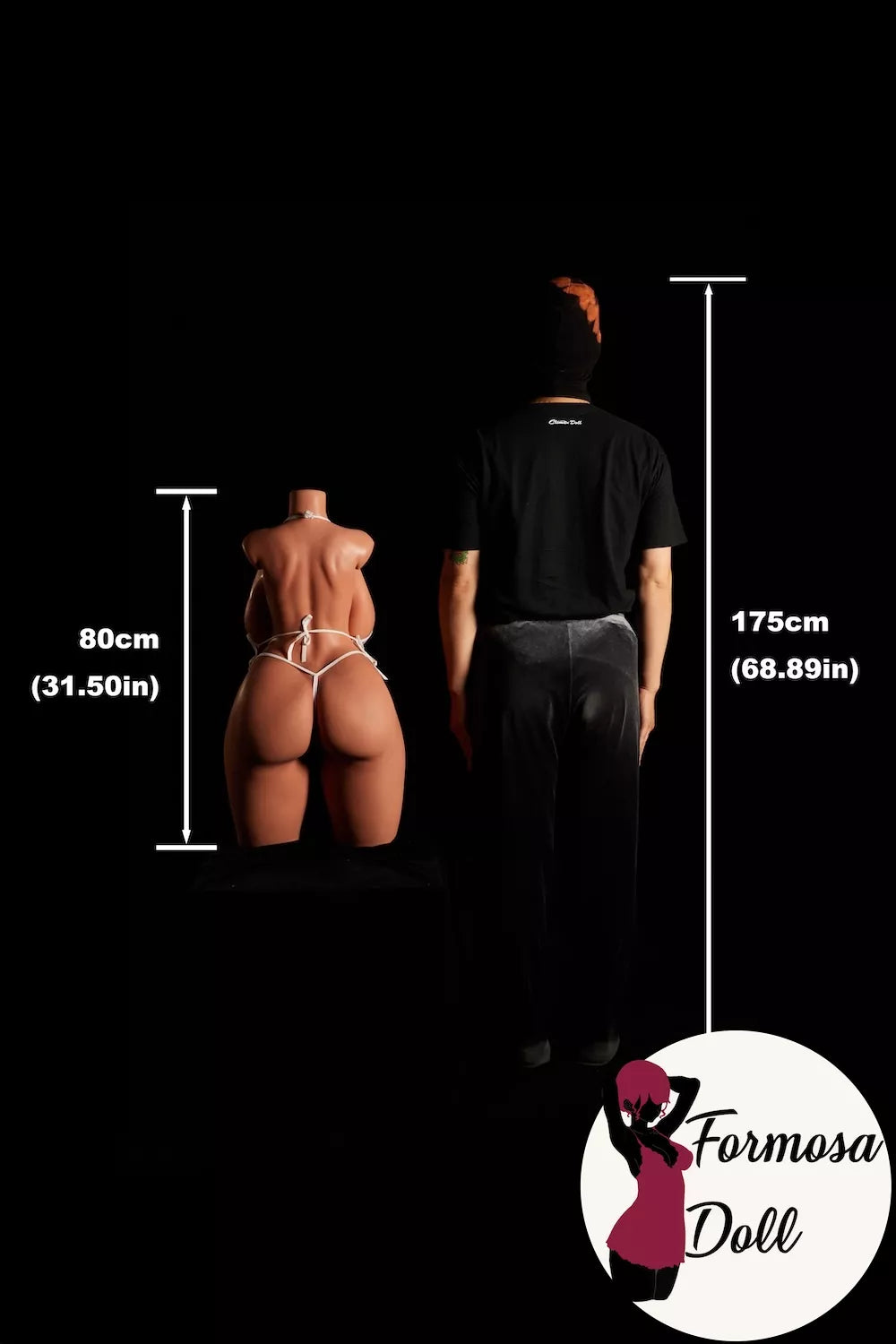 #884 Light Weight Weight BBW Torso in Silicone - K Cup 22kg(48.5LB)