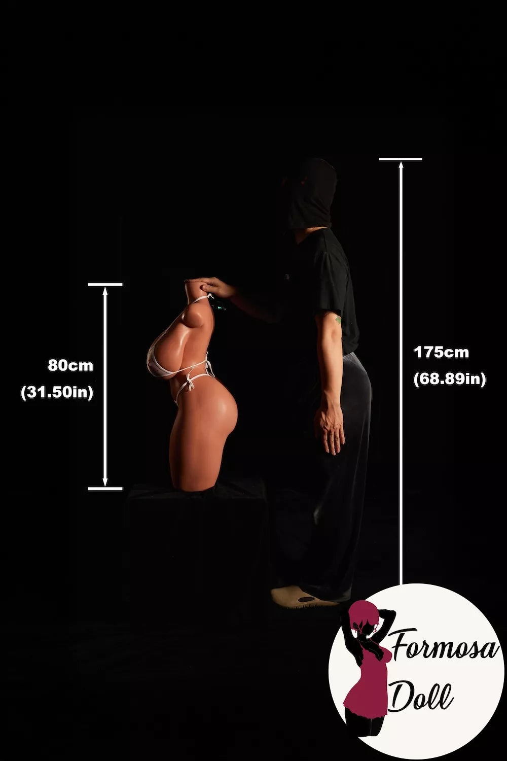 #884 Light Weight Weight BBW Torso in Silicone - K Cup 22kg(48.5LB)