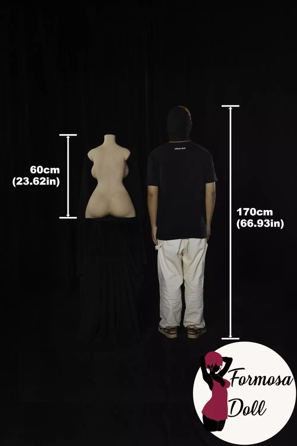 #662 Ultra Light Weight Curvy Sex Torso in Silicone - E Cup 13kg(28.66LB)