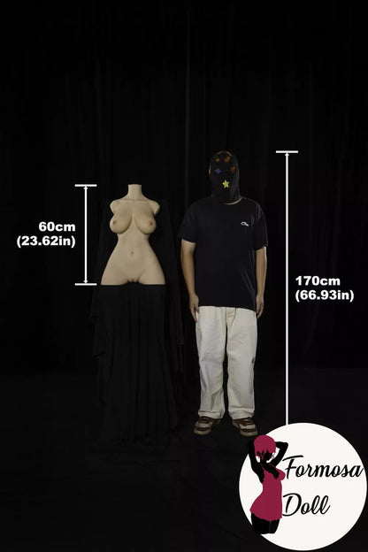 #662 Torse sexuel en silicone, courbes pulpeuses, 13 kg bonnet E