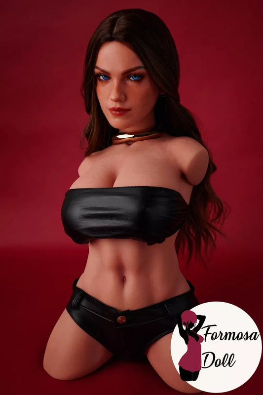 Torse athlétique de brune pour sexe ULW663 Emma en silicone - 14,5 kg