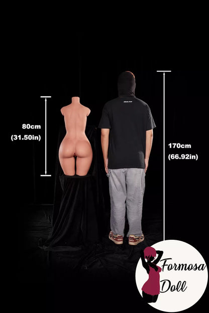 #881 Torse sexuel en silicone, petite poitrine, 13,95 kg bonnet AA