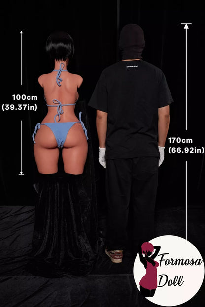 Torse sexuel en silicone Tan Cheveux courts ULW882 Livia - 18,5 kg