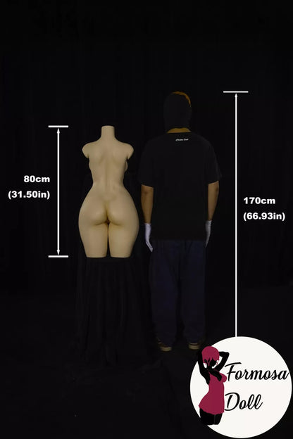 #882 Torse sexuel en silicone réaliste, 16,5 kg ultra léger