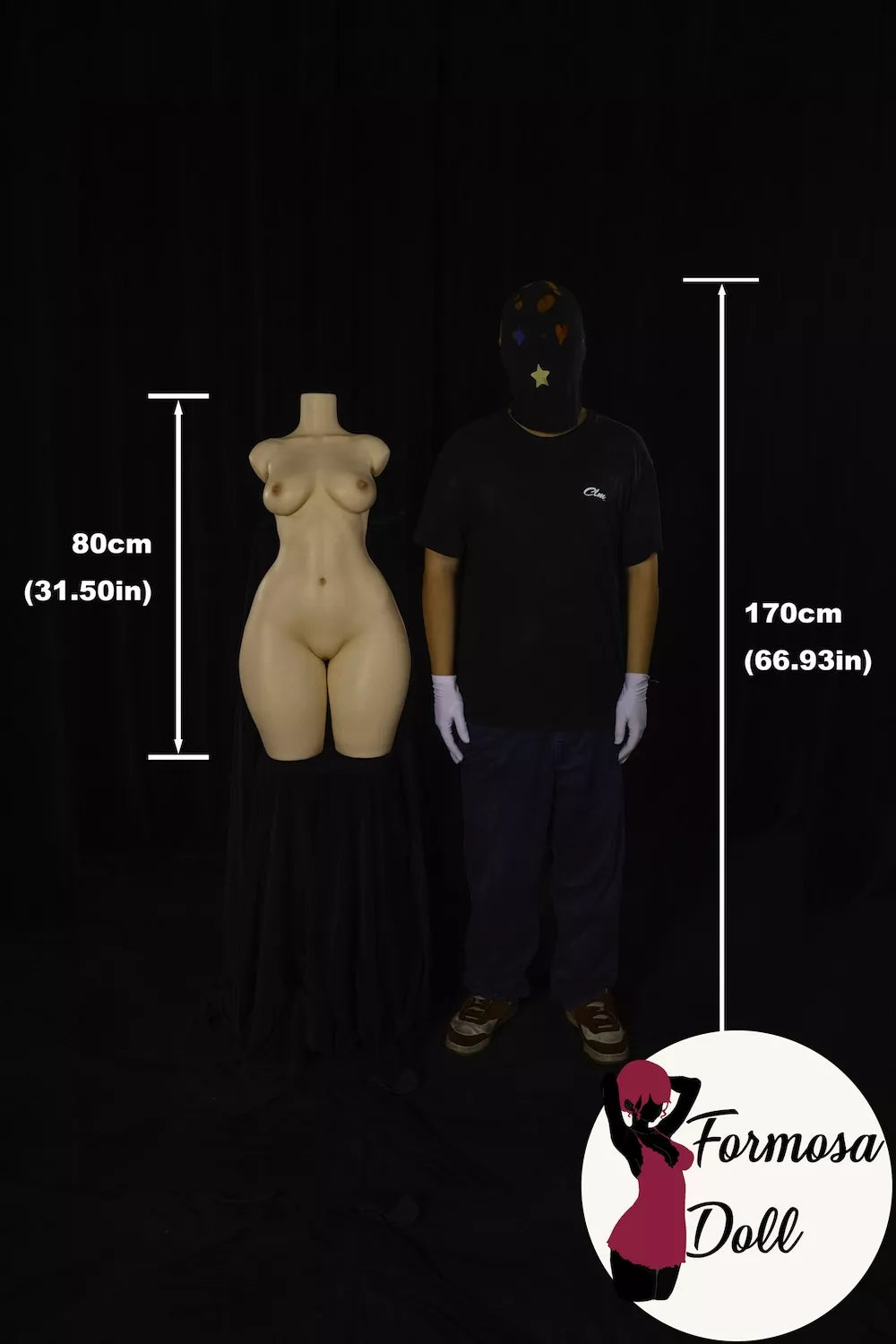 #882 Ultra Light Weight Sex Torso in Silicone - 16.5kg(36.38LB)