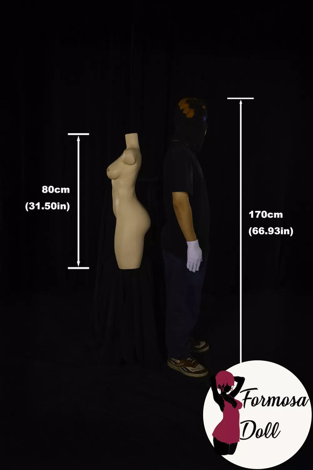 #882 Ultra Light Weight Sex Torso in Silicone - 16.5kg(36.38LB)